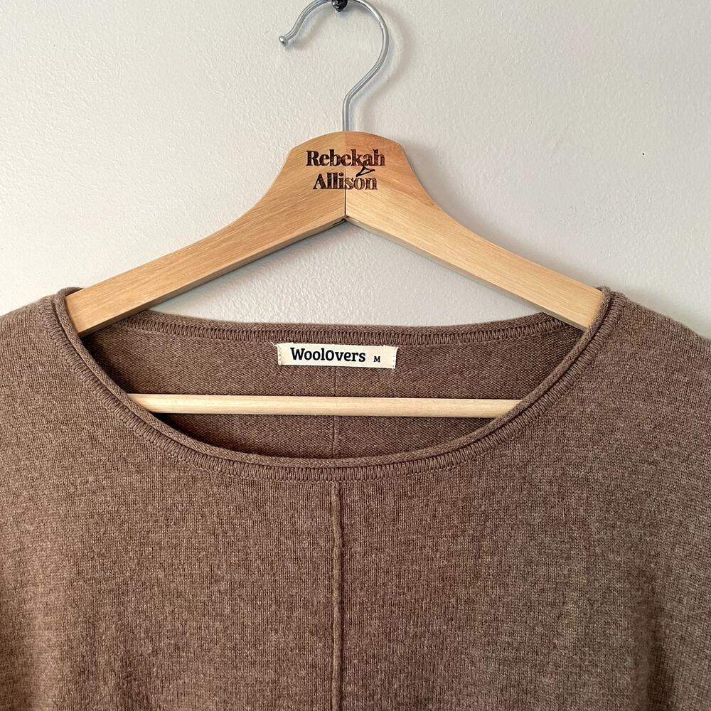 WooLovers Cashmere & Merino Pocket Tunic in Pecan Marl Size Medium - Picture 11 of 16
